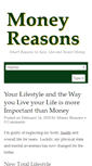 Mobile Screenshot of moneyreasons.com