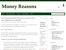 Tablet Screenshot of moneyreasons.com